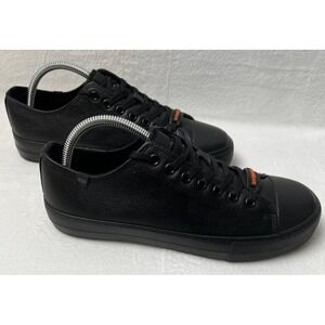 Lugz Shoes Women 9.5 Stagger Lo Black Leather Slip Resistant Lace Up Food Servic